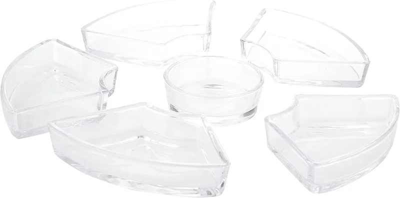 بيلي صينية بيللي دوارة للرقائق والمقبلات، بني